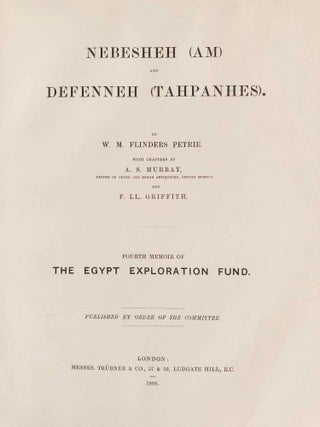 Tanis. Part I. 1883-4. Part II: Tanis II & Nebesheh (Am) and Defenneh (Tahpanhes) (complete set)[newline]M1311d-26.jpg