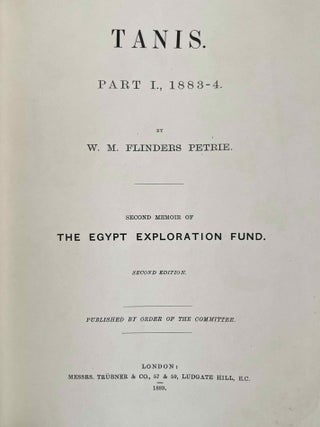 Tanis. Part I. 1883-4. Part II: Tanis II & Nebesheh (Am) and Defenneh (Tahpanhes) (complete set)