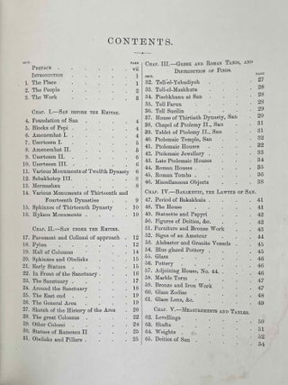 Tanis. Part I. 1883-4. Part II: Tanis II & Nebesheh (Am) and Defenneh (Tahpanhes) (complete set)