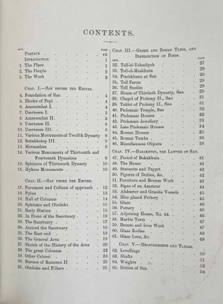 Tanis. Part I. 1883-4. Part II: Tanis II & Nebesheh (Am) and Defenneh (Tahpanhes) (complete set)