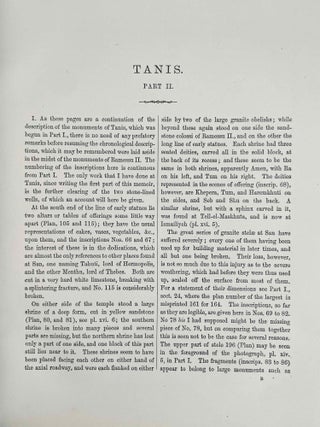 Tanis. Part I. 1883-4. Part II: Tanis II & Nebesheh (Am) and Defenneh (Tahpanhes) (complete set)