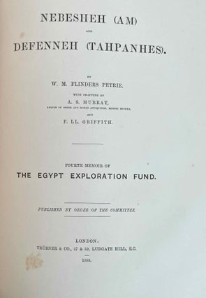 Tanis. Part I. 1883-4. Part II: Tanis II & Nebesheh (Am) and Defenneh (Tahpanhes) (complete set)