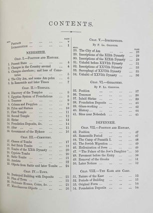 Tanis. Part I. 1883-4. Part II: Tanis II & Nebesheh (Am) and Defenneh (Tahpanhes) (complete set)