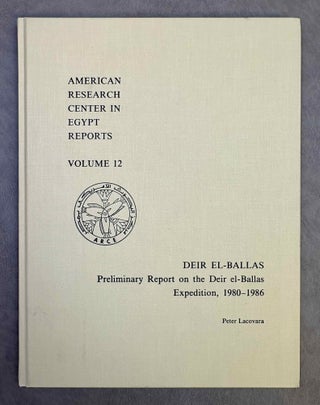 Item #M13126a Deir el-Ballas. Preliminary report on the Deir el-Ballas Expedition, 1980-1986....