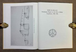 Deir el-Ballas. Preliminary report on the Deir el-Ballas Expedition, 1980-1986.