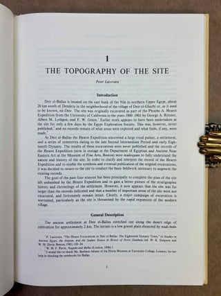 Deir el-Ballas. Preliminary report on the Deir el-Ballas Expedition, 1980-1986.