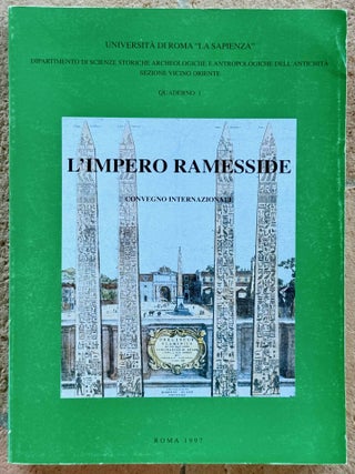Item #M13153a L'impero ramesside. Convegno internazionale in onore di Sergio Donadoni....