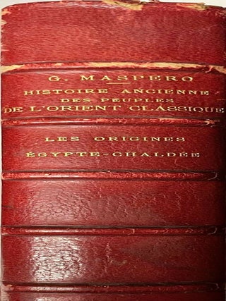 Item #M13187 Histoire ancienne des peuples de l'Orient. Vol. I: Les origines. Egypte et...[newline]M13187-00.jpeg