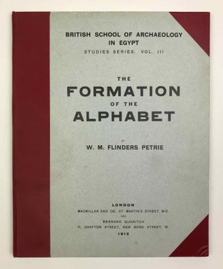 Item #M1318c The formation of the alphabet. PETRIE William M. Flinders[newline]M1318c-00.jpeg