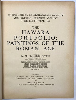 The Hawara portfolio: paintings of the Roman Age. Found by W.M. Flinders Petrie - 1888 and 1911.[newline]M1319a-03.jpg