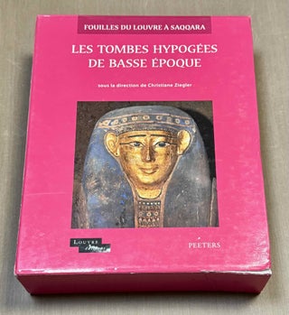 Item #M13213 Les tombes hypogées de basse époque. F7, F17, H, ji, Q, n1. Textes + Planches....