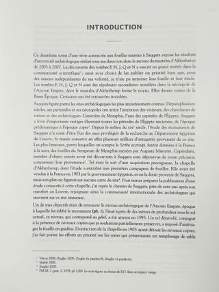 Les tombes hypogées de basse époque. F7, F17, H, ji, Q, n1. Textes + Planches. Fouilles du Louvre à Saqqara II. 2 volumes (complete set)