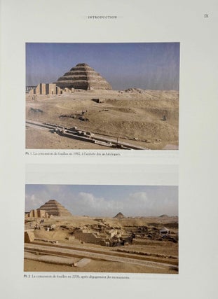 Les tombes hypogées de basse époque. F7, F17, H, ji, Q, n1. Textes + Planches. Fouilles du Louvre à Saqqara II. 2 volumes (complete set)