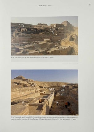 Les tombes hypogées de basse époque. F7, F17, H, ji, Q, n1. Textes + Planches. Fouilles du Louvre à Saqqara II. 2 volumes (complete set)