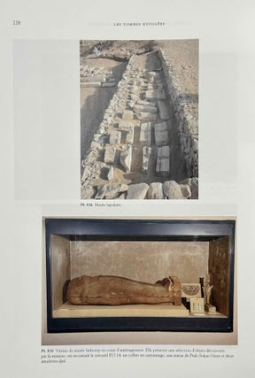 Les tombes hypogées de basse époque. F7, F17, H, ji, Q, n1. Textes + Planches. Fouilles du Louvre à Saqqara II. 2 volumes (complete set)