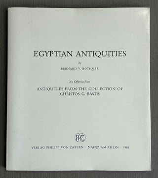 Item #M13222 Egyptian Antiquities (Offprint from Antiquities from the collection of Christos G....