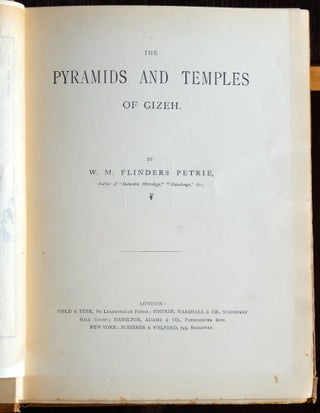 The pyramids and temples of Gizeh