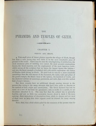 The pyramids and temples of Gizeh