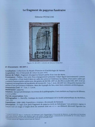 Catalogue des antiquit&eacute;s &eacute;gyptiennes de Vannes[newline]M13247-07.jpeg