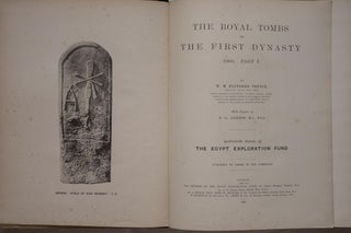 The royal tombs of the First dynasty. Part I & II (complete set) + rare supplement of 35 extra-plates[newline]M1324b-10.jpg