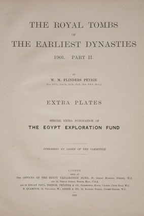 The royal tombs of the First dynasty. Part I & II (complete set) + rare supplement of 35 extra-plates[newline]M1324b-17.jpg