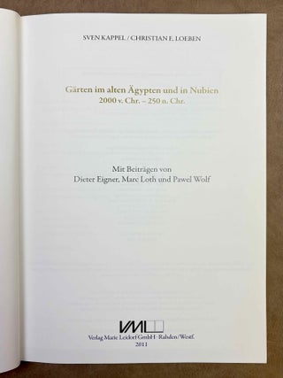 G&auml;rten im alten &Auml;gypten und in Nubien 2000 v. Chr. - 250 n. Chr.[newline]M13296-01.jpeg