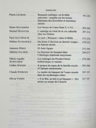 Le banquet &agrave; travers les &acirc;ges. De Pharaon &agrave; Marco Ferreri.[newline]M13308a-04.jpeg