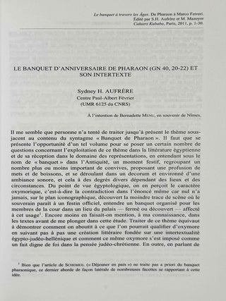 Le banquet &agrave; travers les &acirc;ges. De Pharaon &agrave; Marco Ferreri.[newline]M13308a-06.jpeg