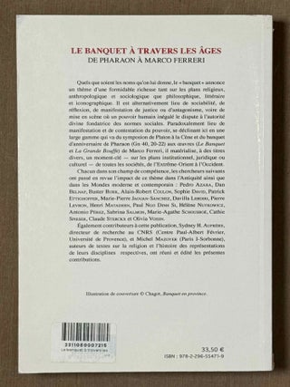 Le banquet &agrave; travers les &acirc;ges. De Pharaon &agrave; Marco Ferreri.[newline]M13308a-07.jpeg