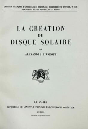 La création du disque solaire