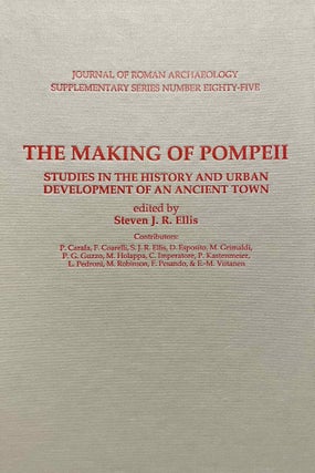 Item #M13345 The making of Pompeii. Studies in the history and urban development of an ancient...