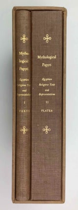 Item #M1336m Mythological papyri. Vol. I: Text. Vol. II: Plates (complete set). PIANKOFF Alexandre[newline]M1336m-00.jpeg
