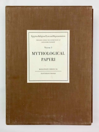 Mythological papyri. Vol. I: Text. Vol. II: Plates (complete set)[newline]M1336m-01.jpeg