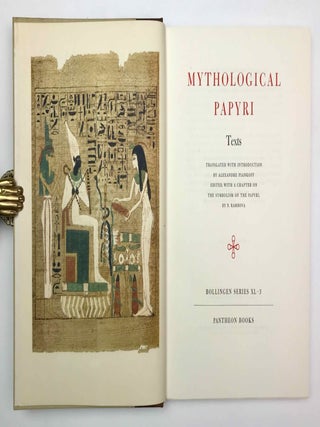 Mythological papyri. Vol. I: Text. Vol. II: Plates (complete set)[newline]M1336m-07.jpeg