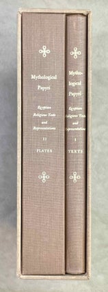Item #M1336r Mythological papyri. Vol. I: Text. Vol. II: Plates (complete set). PIANKOFF Alexandre