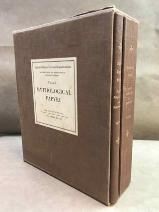 Item #M1336s Mythological papyri. Vol. I: Text. Vol. II: Plates (complete set). PIANKOFF Alexandre