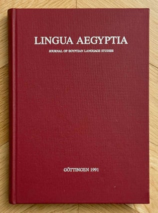 Lingua Aegyptia. Journal of Egyptian languages studies. Volumes 1 to 18 (1991-2010).