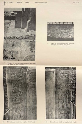Le temple d'Amada. Cahier I: Architecture.