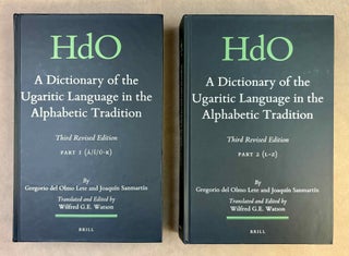 Item #M13381 A dictionary of the Ugaritic language in the alphabetic tradition. Vol. I: A-K. Vol....