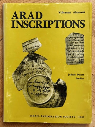 Item #M13383a Arad inscriptions. AHARONI Yohanan