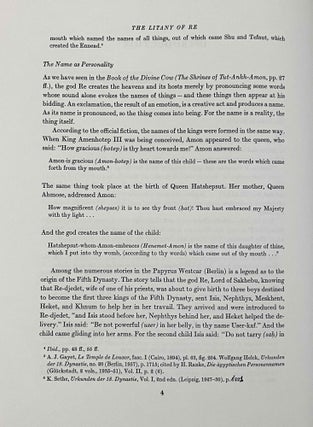 The litany of Re