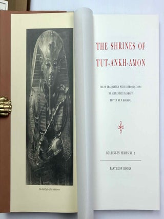Item #M1340m The shrines of Tut-Ankh-Amun. PIANKOFF Alexandre