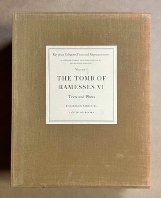 The tomb of Ramesses VI. Vol. I: Texts. Vol. II: Plates (complete set)[newline]M1341l-01.jpeg