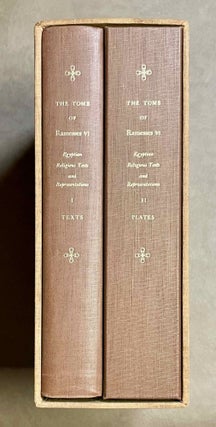 The tomb of Ramesses VI. Vol. I: Texts. Vol. II: Plates (complete set)[newline]M1341l-02.jpeg