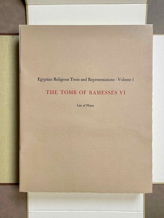 The tomb of Ramesses VI. Vol. I: Texts. Vol. II: Plates (complete set)[newline]M1341l-16.jpeg