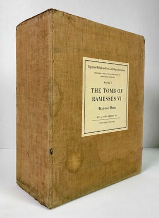 The tomb of Ramesses VI. Vol. I: Texts. Vol. II: Plates (complete set)