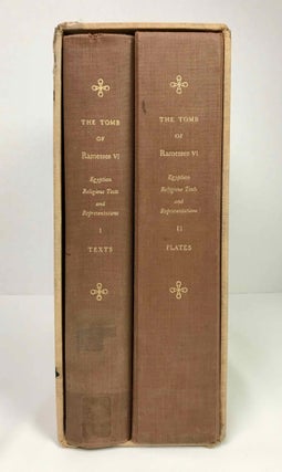 The tomb of Ramesses VI. Vol. I: Texts. Vol. II: Plates (complete set)