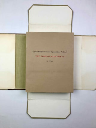 The tomb of Ramesses VI. Vol. I: Texts. Vol. II: Plates (complete set)