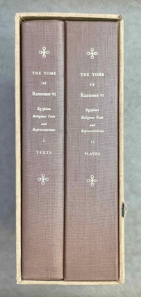 The tomb of Ramesses VI. Vol. I: Texts. Vol. II: Plates (complete set)