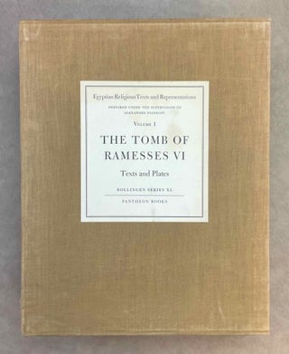 The tomb of Ramesses VI. Vol. I: Texts. Vol. II: Plates (complete set)